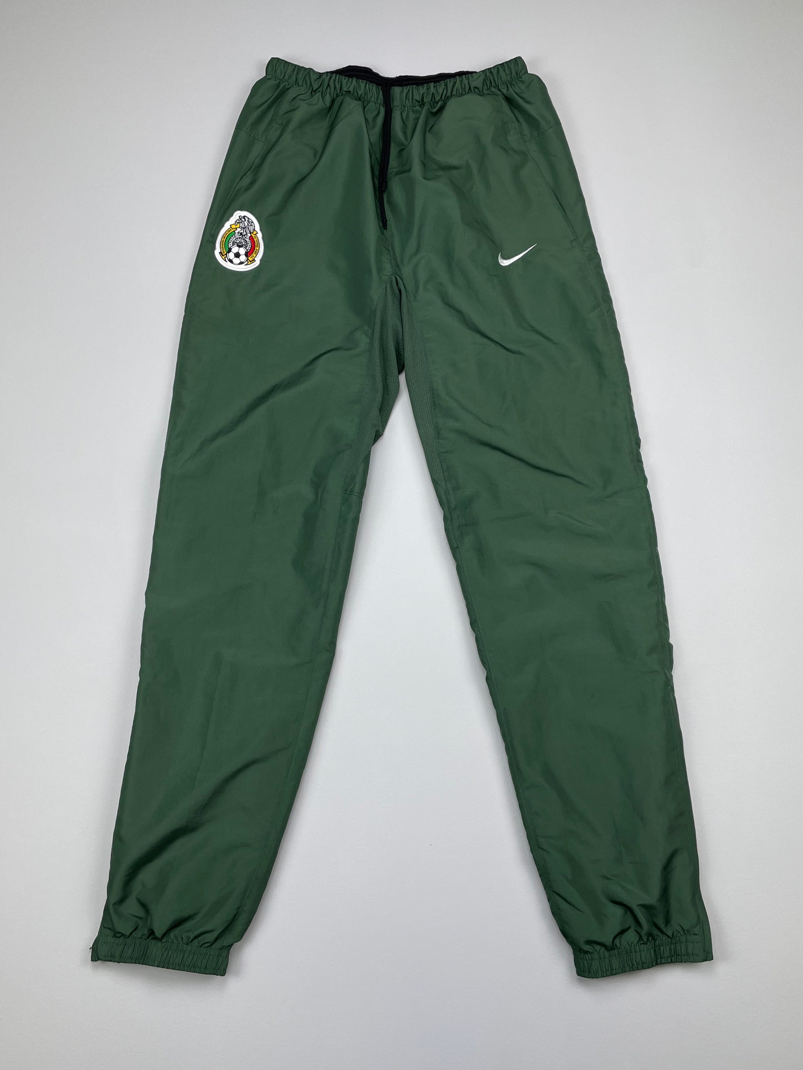 Shop 2006 MEXICO TRACKSUIT BOTTOMS (S) NIKE, classic football shirts, vintage football shirts & retro soccer jerseys at Cult Kits