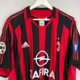 Shop 2005/06 AC MILAN GILARDINO #11 HOME SHIRT (XL) ADIDAS, classic football shirts, vintage football shirts & retro soccer jerseys at Cult Kits