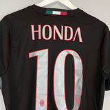 Shop 2016/17 AC MILAN HONDA #10 HOME SHIRT (M) ADIDAS, classic football shirts, vintage football shirts & retro soccer jerseys at Cult Kits