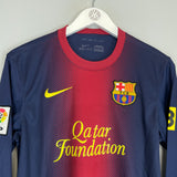 2012/13 BARCELONA MESSI #10 L/S HOME SHIRT (S) NIKE