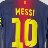 2012/13 BARCELONA MESSI #10 L/S HOME SHIRT (S) NIKE