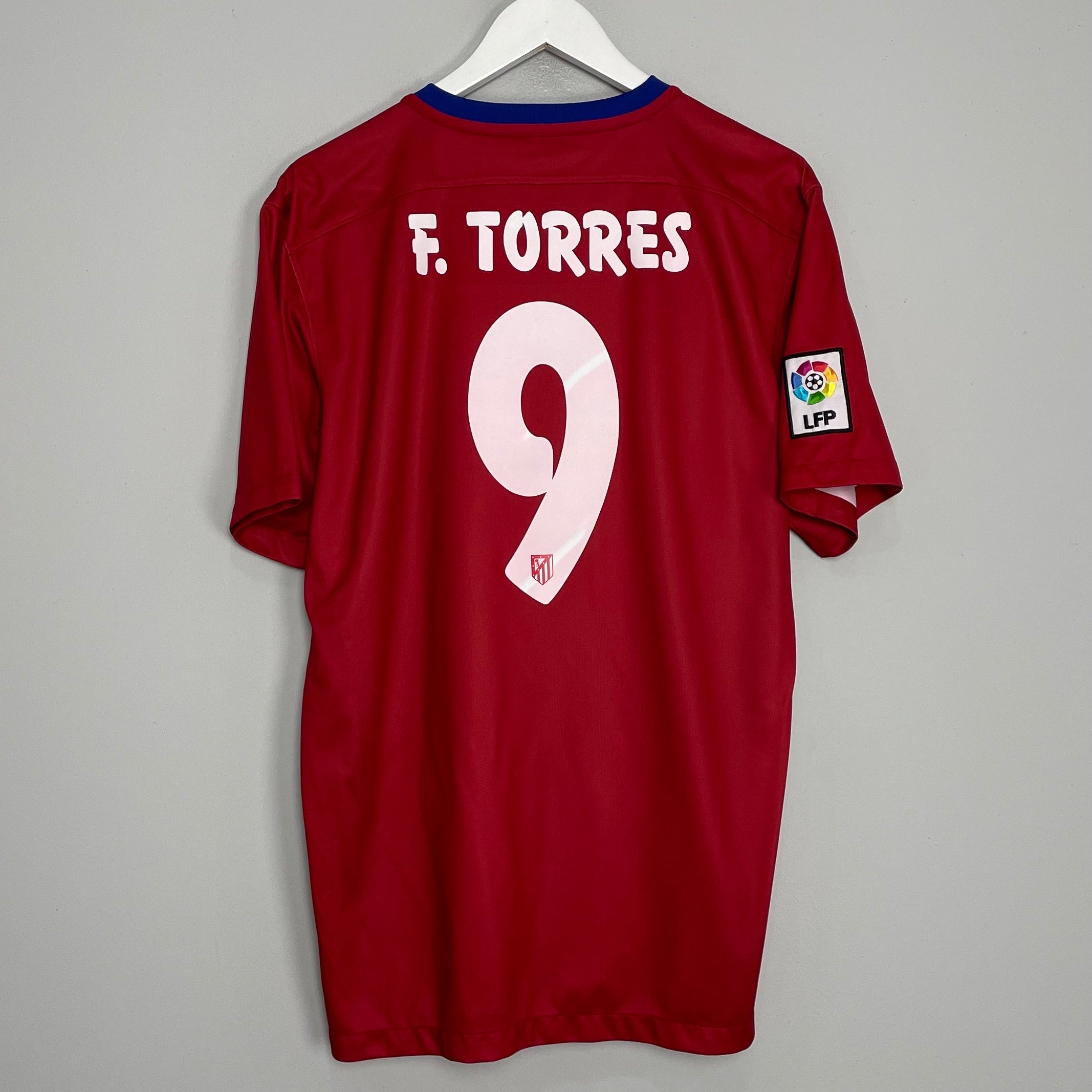Shop 2015/16 ATLETICO MADRID TORRES #9 HOME SHIRT (L) NIKE, classic football shirts, vintage football shirts & retro soccer jerseys at Cult Kits