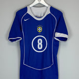 2004/06 BRAZIL KAKA #8 AWAY SHIRT (M) NIKE