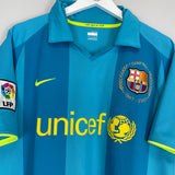 Shop 2007/08 BARCELONA RONALDINHO #10 AWAY SHIRT (L) NIKE, classic football shirts, vintage football shirts & retro soccer jerseys at Cult Kits