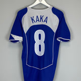 2004/06 BRAZIL KAKA #8 AWAY SHIRT (M) NIKE