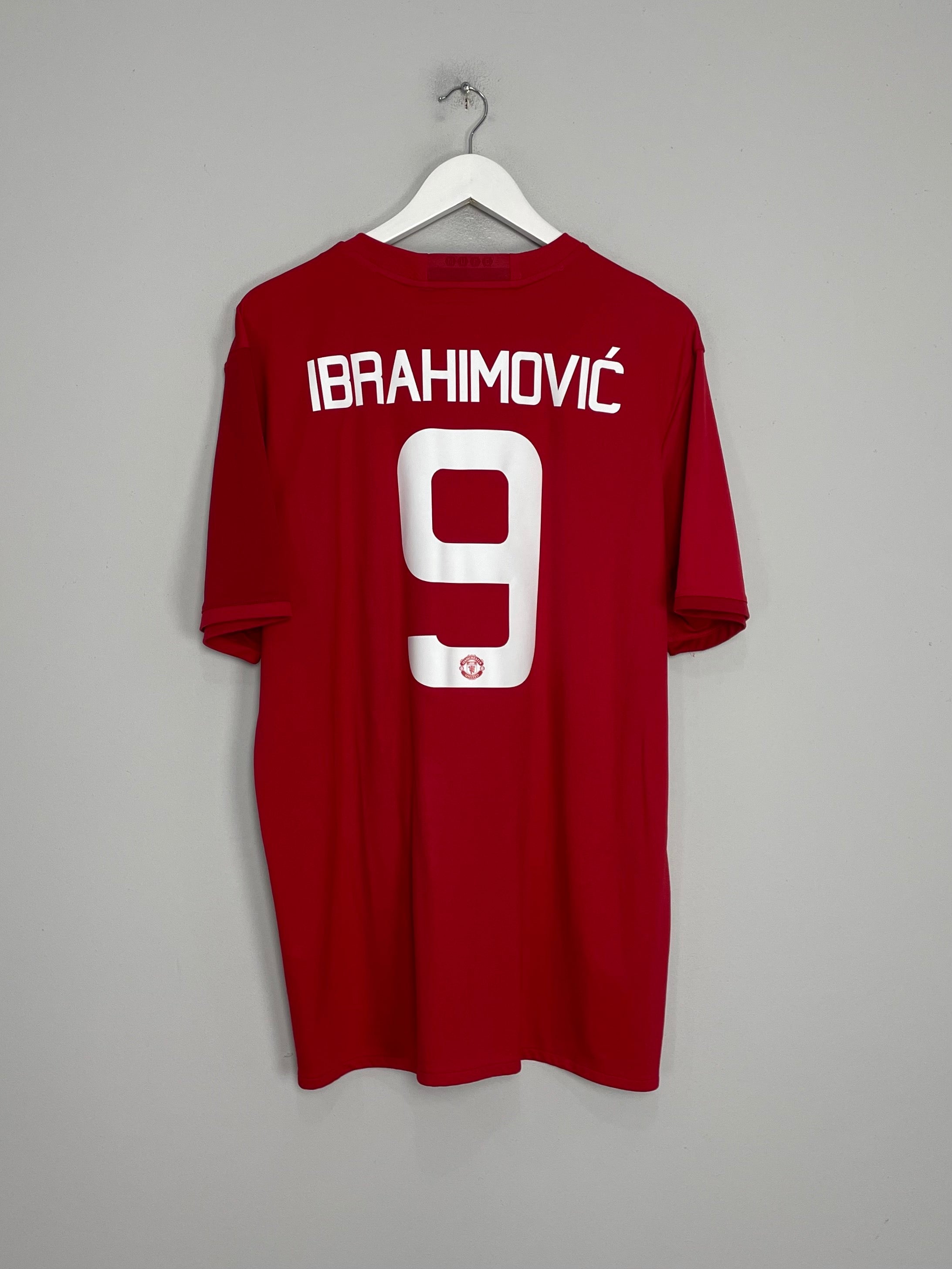 Shop 2016/17 MANCHESTER UNITED IBRAHIMOVIC #9 HOME SHIRT (XL) ADIDAS, classic football shirts, vintage football shirts & retro soccer jerseys at Cult Kits