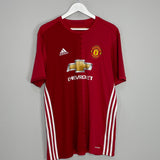 Shop 2016/17 MANCHESTER UNITED IBRAHIMOVIC #9 HOME SHIRT (XL) ADIDAS, classic football shirts, vintage football shirts & retro soccer jerseys at Cult Kits