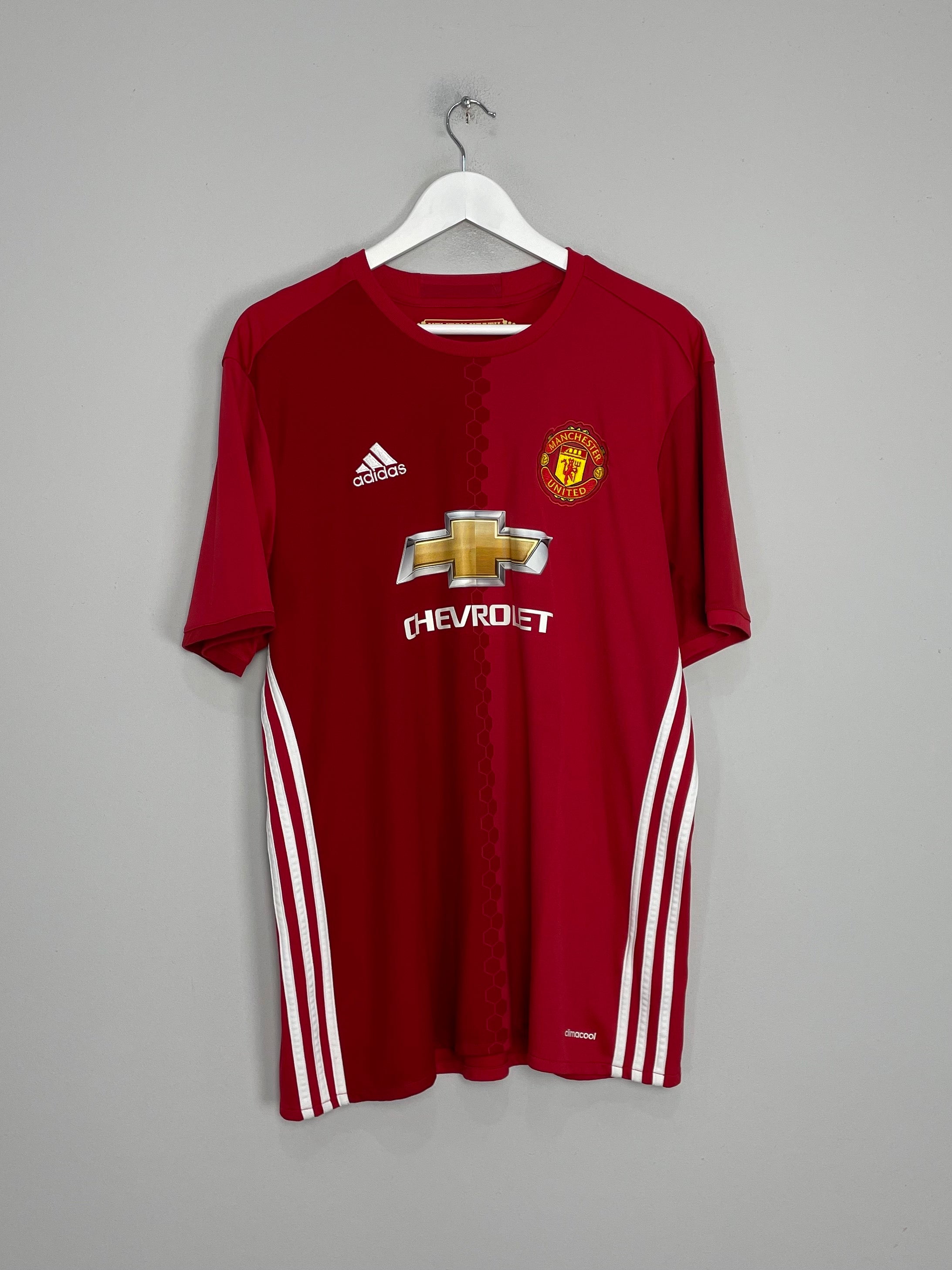 Shop 2016/17 MANCHESTER UNITED IBRAHIMOVIC #9 HOME SHIRT (XL) ADIDAS, classic football shirts, vintage football shirts & retro soccer jerseys at Cult Kits