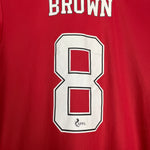 Shop 2021/22 ABERDEEN BROWN #8 HOME SHIRT (S) ADIDAS, classic football shirts, vintage football shirts & retro soccer jerseys at Cult Kits