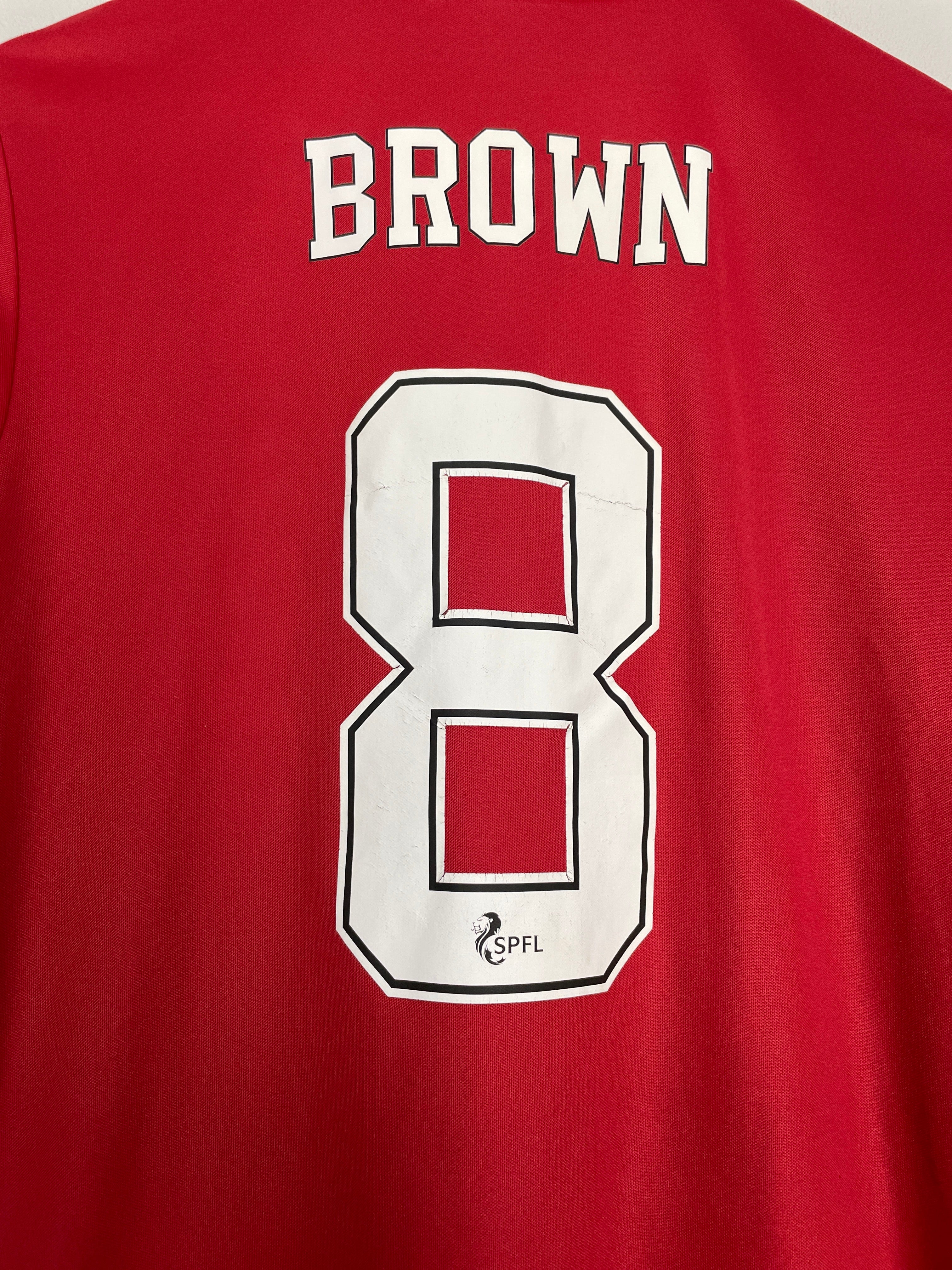 Shop 2021/22 ABERDEEN BROWN #8 HOME SHIRT (S) ADIDAS, classic football shirts, vintage football shirts & retro soccer jerseys at Cult Kits