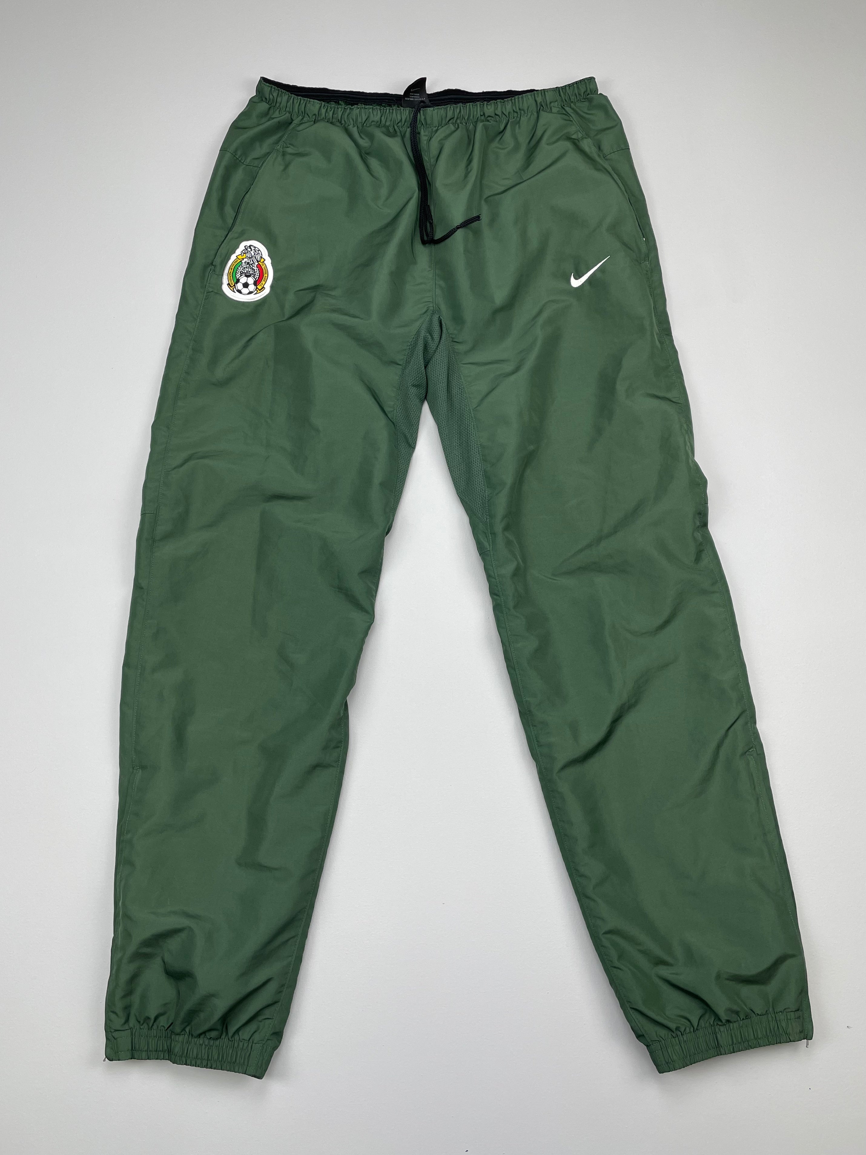 Shop 2006 MEXICO TRACKSUIT BOTTOMS (L) NIKE, classic football shirts, vintage football shirts & retro soccer jerseys at Cult Kits