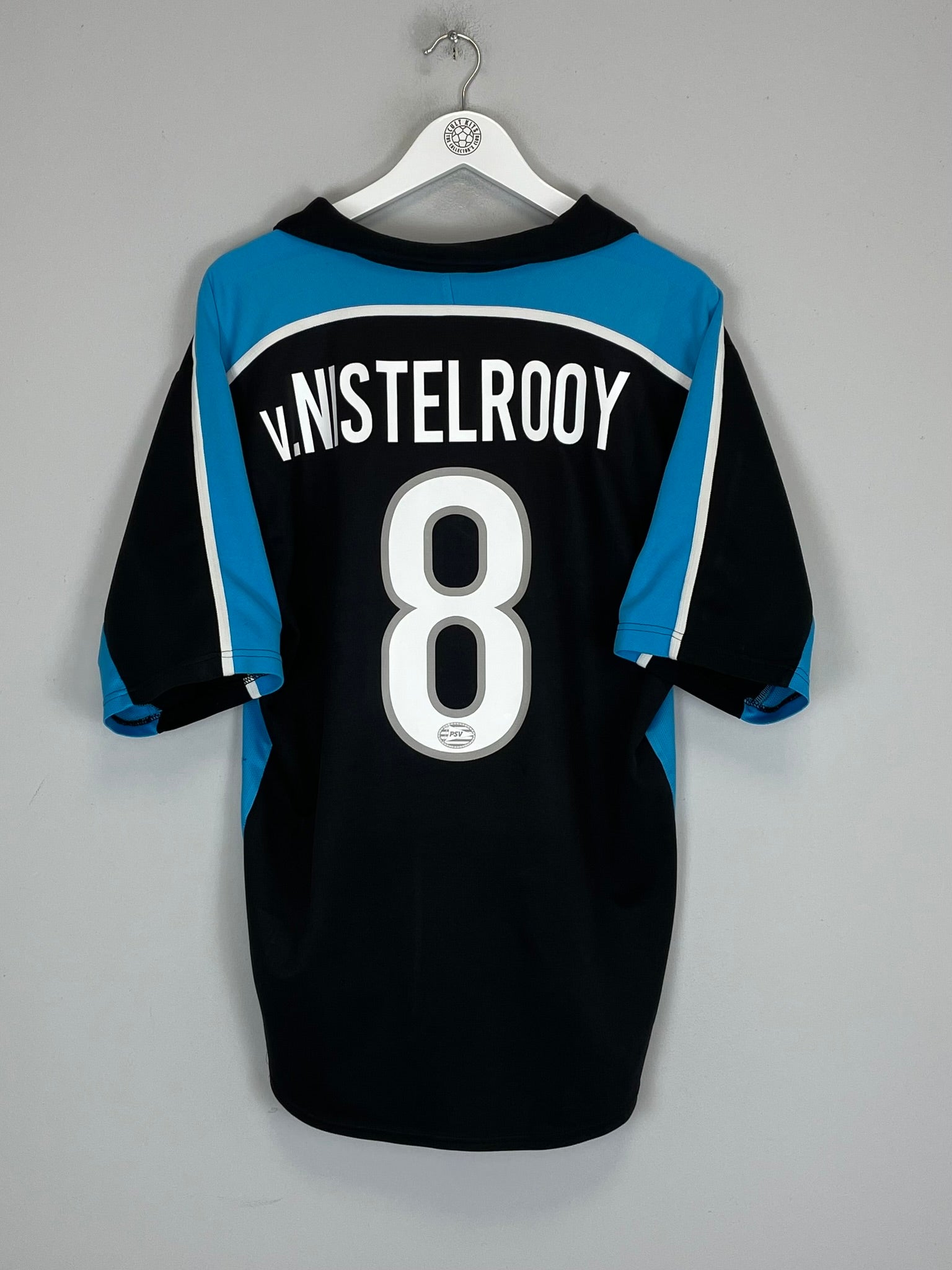 Shop 1999/01 PSV V.NISTELROOY #8 AWAY SHIRT (L) NIKE, classic football shirts, vintage football shirts & retro soccer jerseys at Cult Kits
