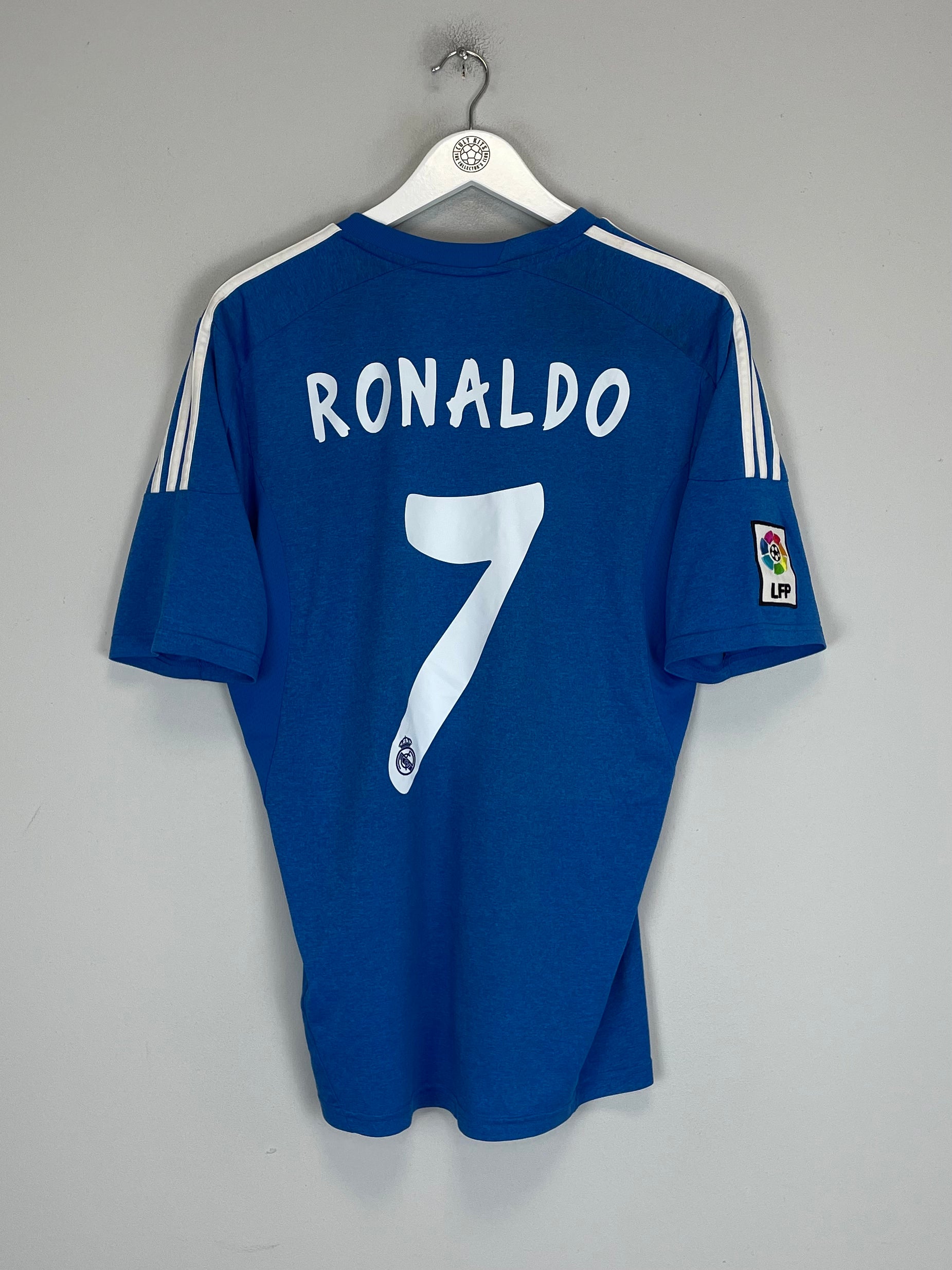 Shop 2013/14 REAL MADRID RONALDO #7 AWAY SHIRT (M) ADIDAS, classic football shirts, vintage football shirts & retro soccer jerseys at Cult Kits