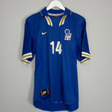 Shop 1996/97 ITALY DEL PIERO #14 HOME SHIRT (L) NIKE, classic football shirts, vintage football shirts & retro soccer jerseys at Cult Kits