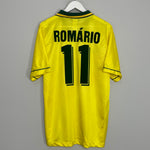 Shop 1994/96 BRAZIL ROMARIO #11 HOME SHIRT (L) UMBRO, classic football shirts, vintage football shirts & retro soccer jerseys at Cult Kits