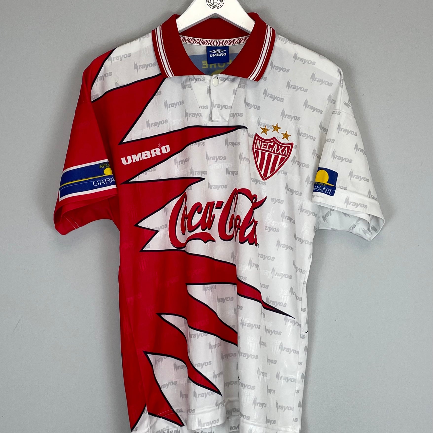 Shop 1999 NECAXA AWAY SHIRT (S) UMBRO, classic football shirts, vintage football shirts & retro soccer jerseys at Cult Kits