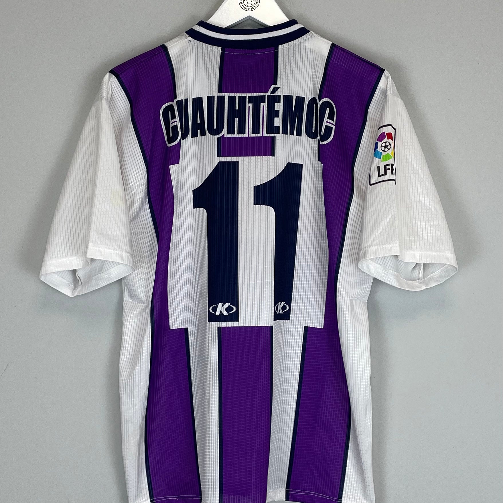 Shop 1999/01 REAL VALLODOLID CUAUHTEMOC #11 HOME SHIRT (L) KELME, classic football shirts, vintage football shirts & retro soccer jerseys at Cult Kits