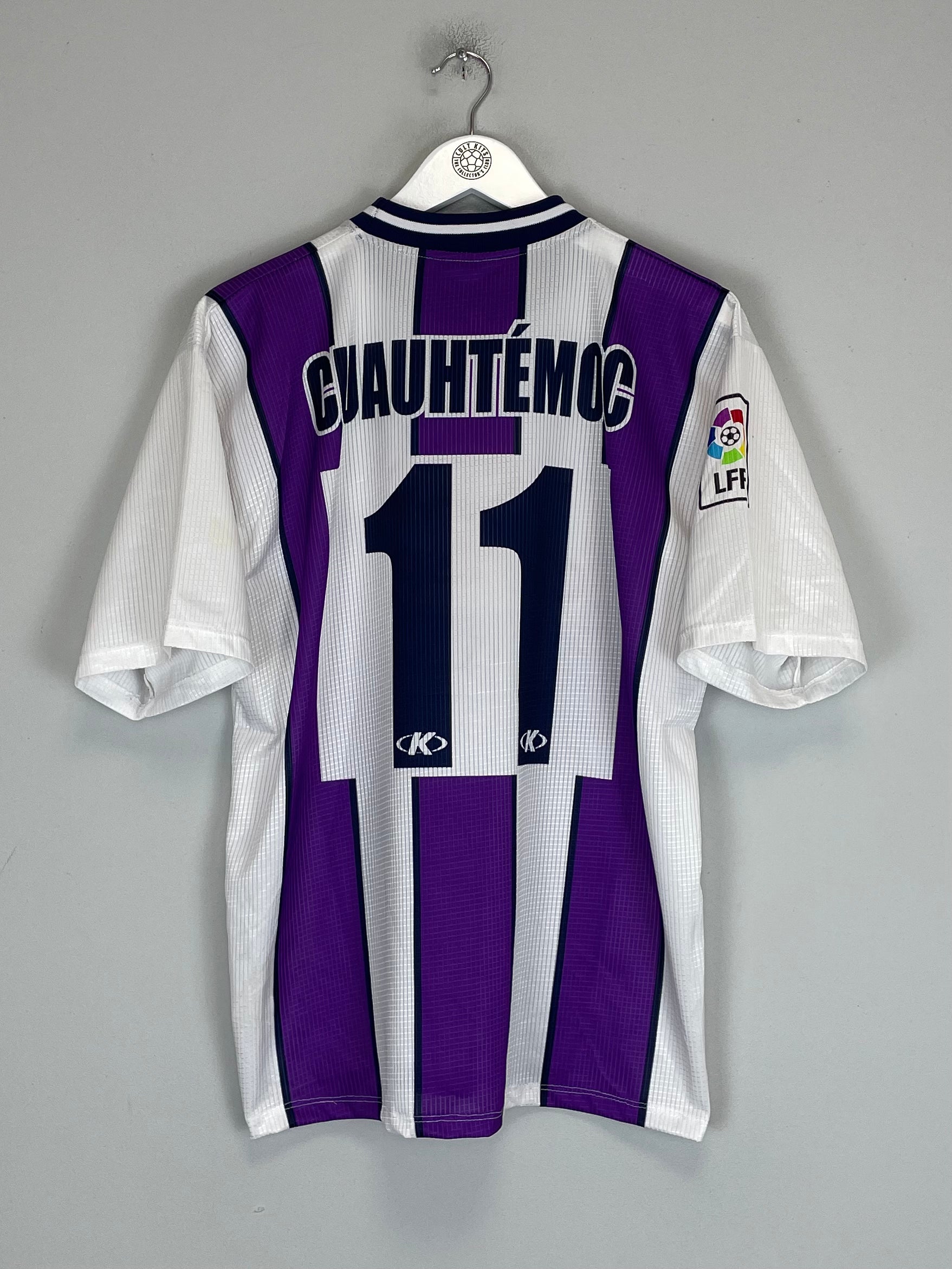 Shop 1999/01 REAL VALLODOLID CUAUHTEMOC #11 HOME SHIRT (L) KELME, classic football shirts, vintage football shirts & retro soccer jerseys at Cult Kits