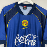 Shop 2001/02 CLUB AMERICA AWAY SHIRT (L) NIKE, classic football shirts, vintage football shirts & retro soccer jerseys at Cult Kits