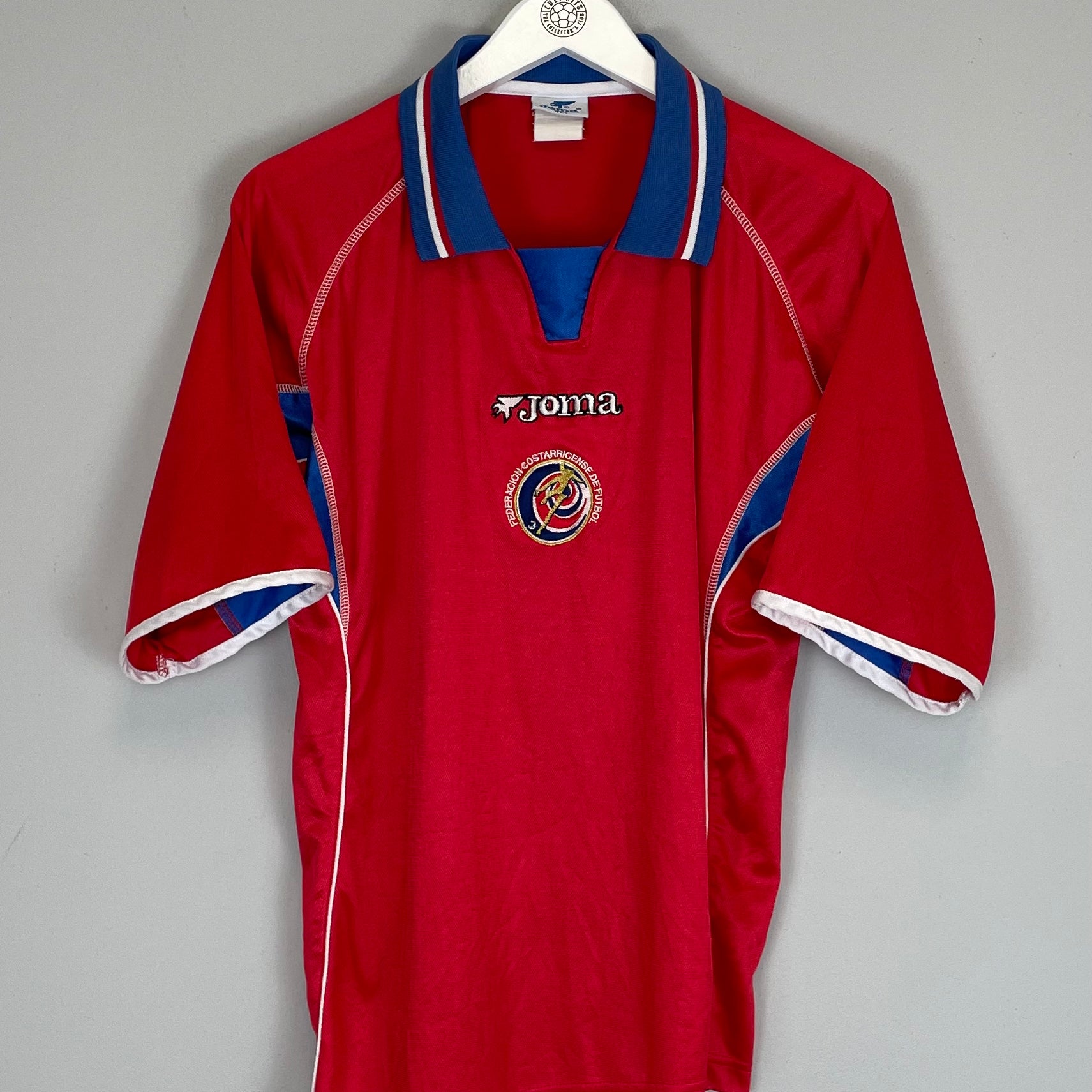 Shop 2002/03 COSTA RICA HOME SHIRT (S/M) JOMA, classic football shirts, vintage football shirts & retro soccer jerseys at Cult Kits