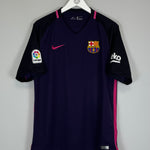 Shop 2016/17 BARCELONA NEYMAR JR #11 AWAY SHIRT (L) NIKE, classic football shirts, vintage football shirts & retro soccer jerseys at Cult Kits