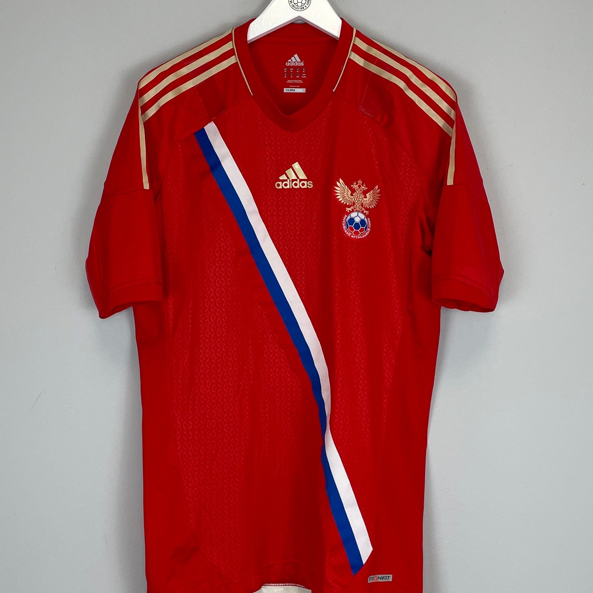 Shop 2012/13 RUSSIA *PLAYER ISSUE* HOME SHIRT (XL) ADIDAS, classic football shirts, vintage football shirts & retro soccer jerseys at Cult Kits