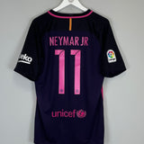 Shop 2016/17 BARCELONA NEYMAR JR #11 AWAY SHIRT (L) NIKE, classic football shirts, vintage football shirts & retro soccer jerseys at Cult Kits