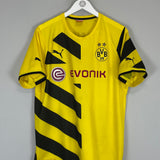 Shop 2014/15 DORTMUND REUS #11 HOME SHIRT (L) PUMA, classic football shirts, vintage football shirts & retro soccer jerseys at Cult Kits