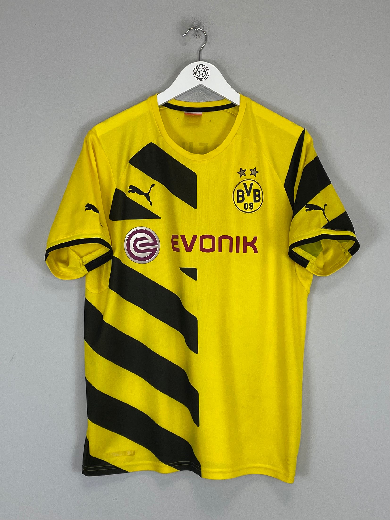Shop 2014/15 DORTMUND REUS #11 HOME SHIRT (L) PUMA, classic football shirts, vintage football shirts & retro soccer jerseys at Cult Kits