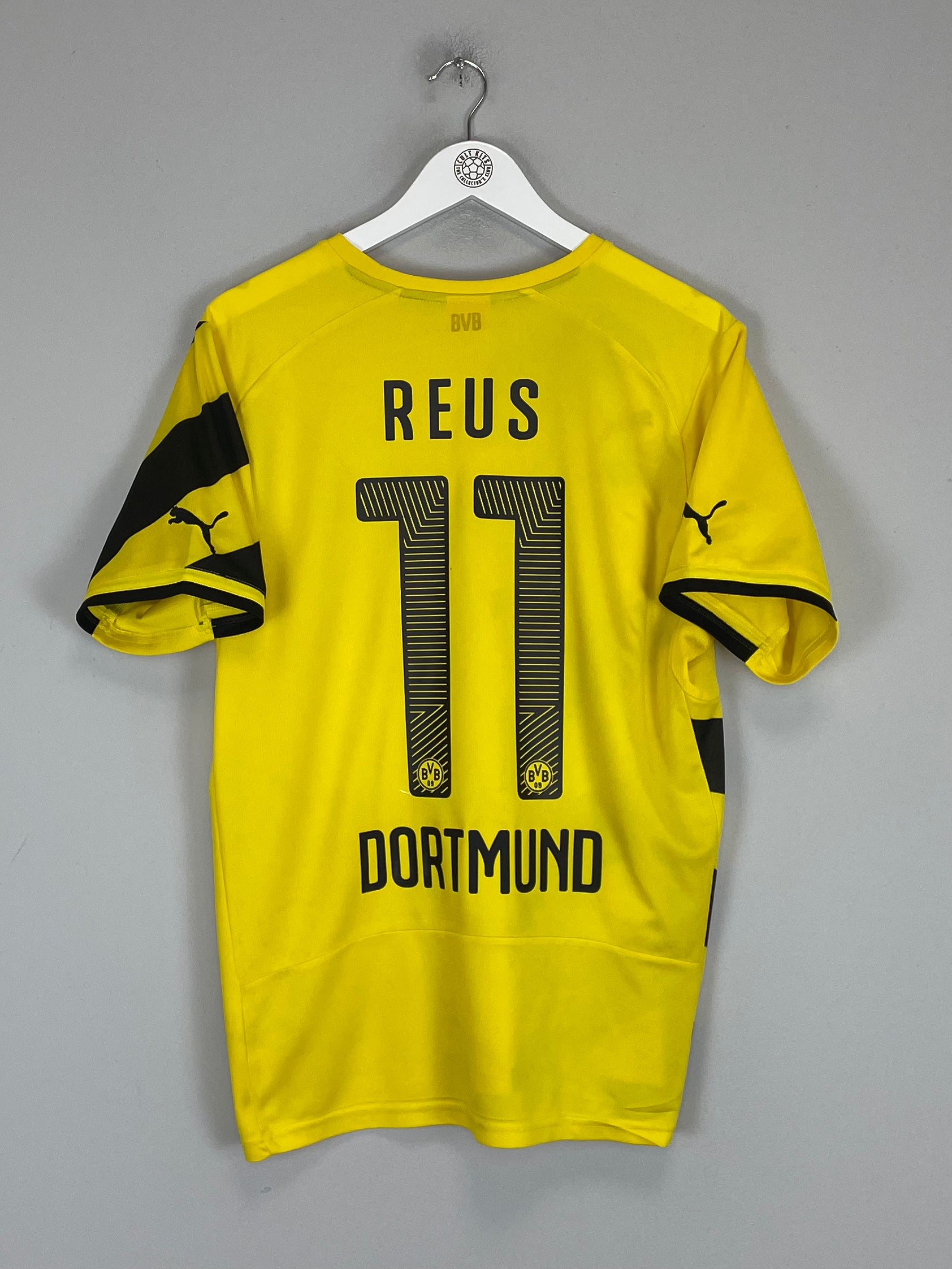 Shop 2014/15 DORTMUND REUS #11 HOME SHIRT (L) PUMA, classic football shirts, vintage football shirts & retro soccer jerseys at Cult Kits