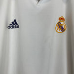 Shop 2001/02 REAL MADRID RAUL #7 *CENTENARY* HOME SHIRT (L) ADIDAS, classic football shirts, vintage football shirts & retro soccer jerseys at Cult Kits
