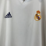 Shop 2001/02 REAL MADRID RAUL #7 *CENTENARY* HOME SHIRT (L) ADIDAS, classic football shirts, vintage football shirts & retro soccer jerseys at Cult Kits