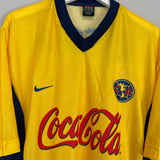 Shop 2000/01 CLUB AMERICA HOME SHIRT (XL) NIKE, classic football shirts, vintage football shirts & retro soccer jerseys at Cult Kits