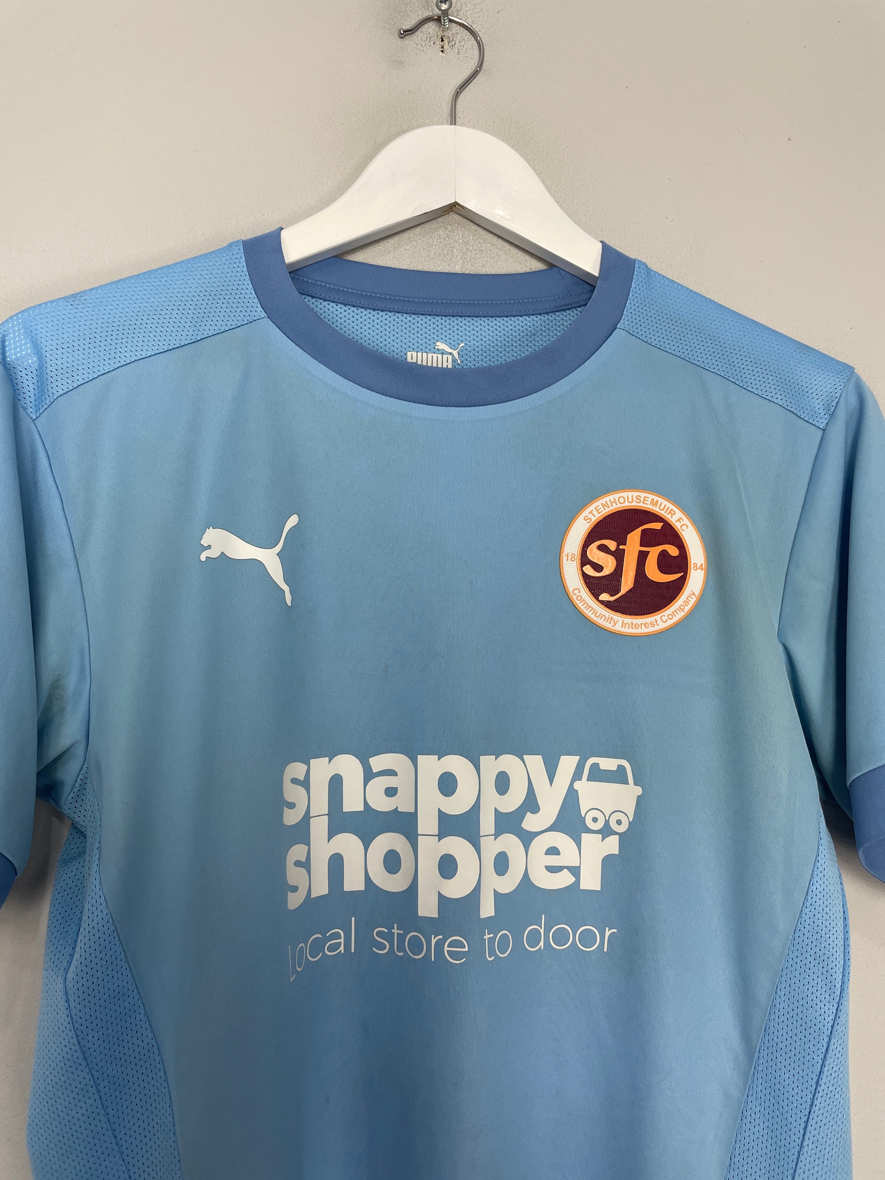 Shop 2021/22 STENHOUSEMUIR #12 TRAINING SHIRT (M) PUMA, classic football shirts, vintage football shirts & retro soccer jerseys at Cult Kits