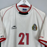 2001/02 MEXICO J.ARRELANO #21 AWAY SHIRT (XL) ATLETICA