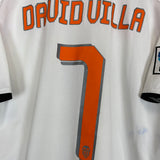 Shop 2008/09 VALENCIA DAVID VILLA #7 HOME SHIRT (XL) NIKE, classic football shirts, vintage football shirts & retro soccer jerseys at Cult Kits