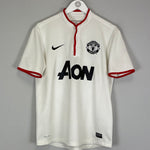 Shop 2012/13 MANCHESTER UNITED SCHOLES #18 AWAY SHIRT (M) NIKE, classic football shirts, vintage football shirts & retro soccer jerseys at Cult Kits