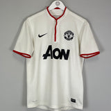 Shop 2012/13 MANCHESTER UNITED SCHOLES #18 AWAY SHIRT (M) NIKE, classic football shirts, vintage football shirts & retro soccer jerseys at Cult Kits