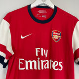 Shop 2012/14 ARSENAL OZIL #11 HOME SHIRT (M) NIKE, classic football shirts, vintage football shirts & retro soccer jerseys at Cult Kits