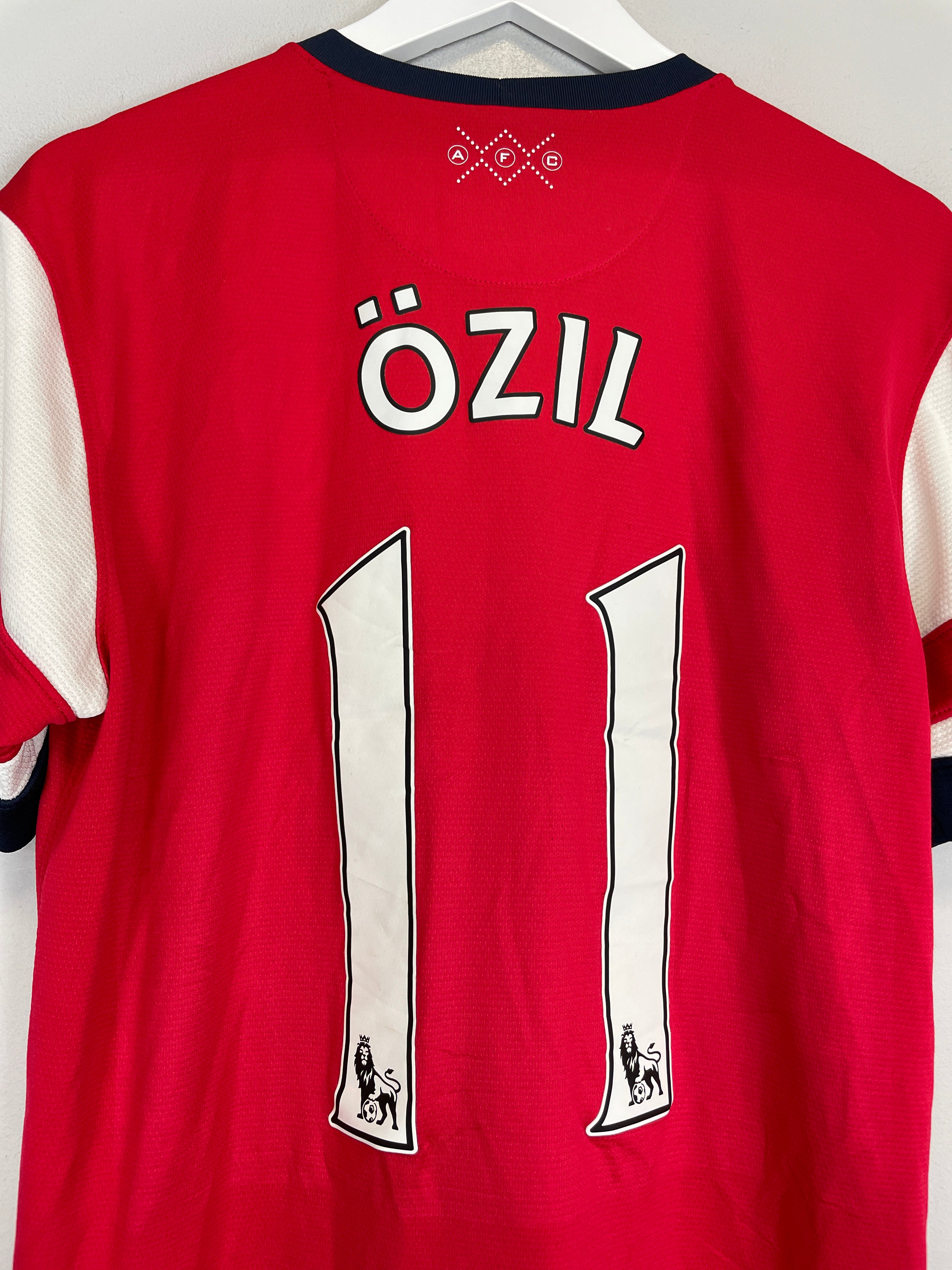 Shop 2012/14 ARSENAL OZIL #11 HOME SHIRT (M) NIKE, classic football shirts, vintage football shirts & retro soccer jerseys at Cult Kits