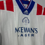 Shop 1992/94 RANGERS #9 AWAY SHIRT (L.KIDS) ADIDAS, classic football shirts, vintage football shirts & retro soccer jerseys at Cult Kits