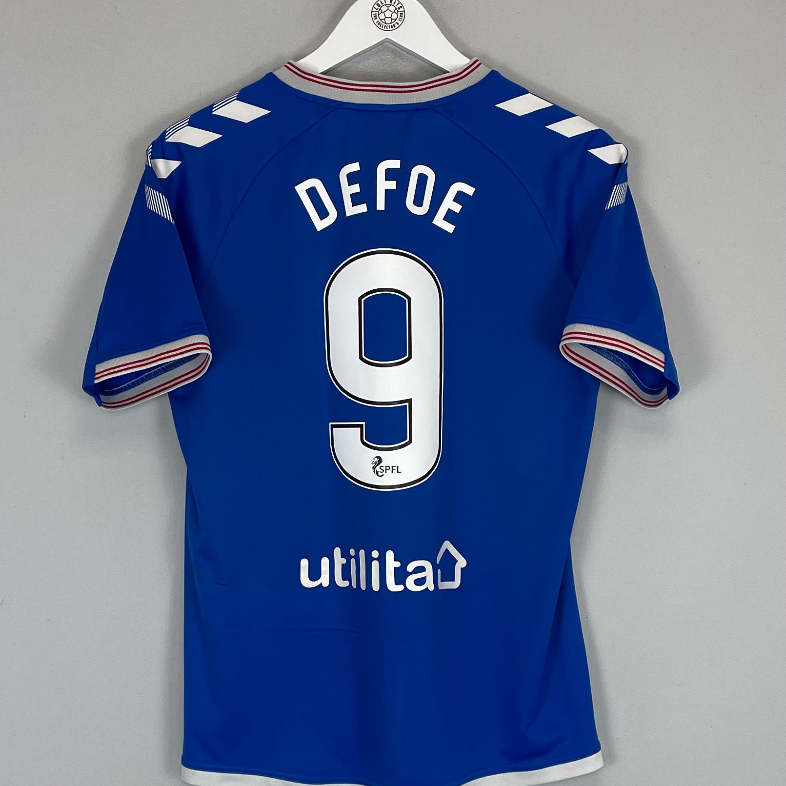 Shop 2019/20 RANGERS DEFOE #9 HOME SHIRT (S) HUMMEL, classic football shirts, vintage football shirts & retro soccer jerseys at Cult Kits
