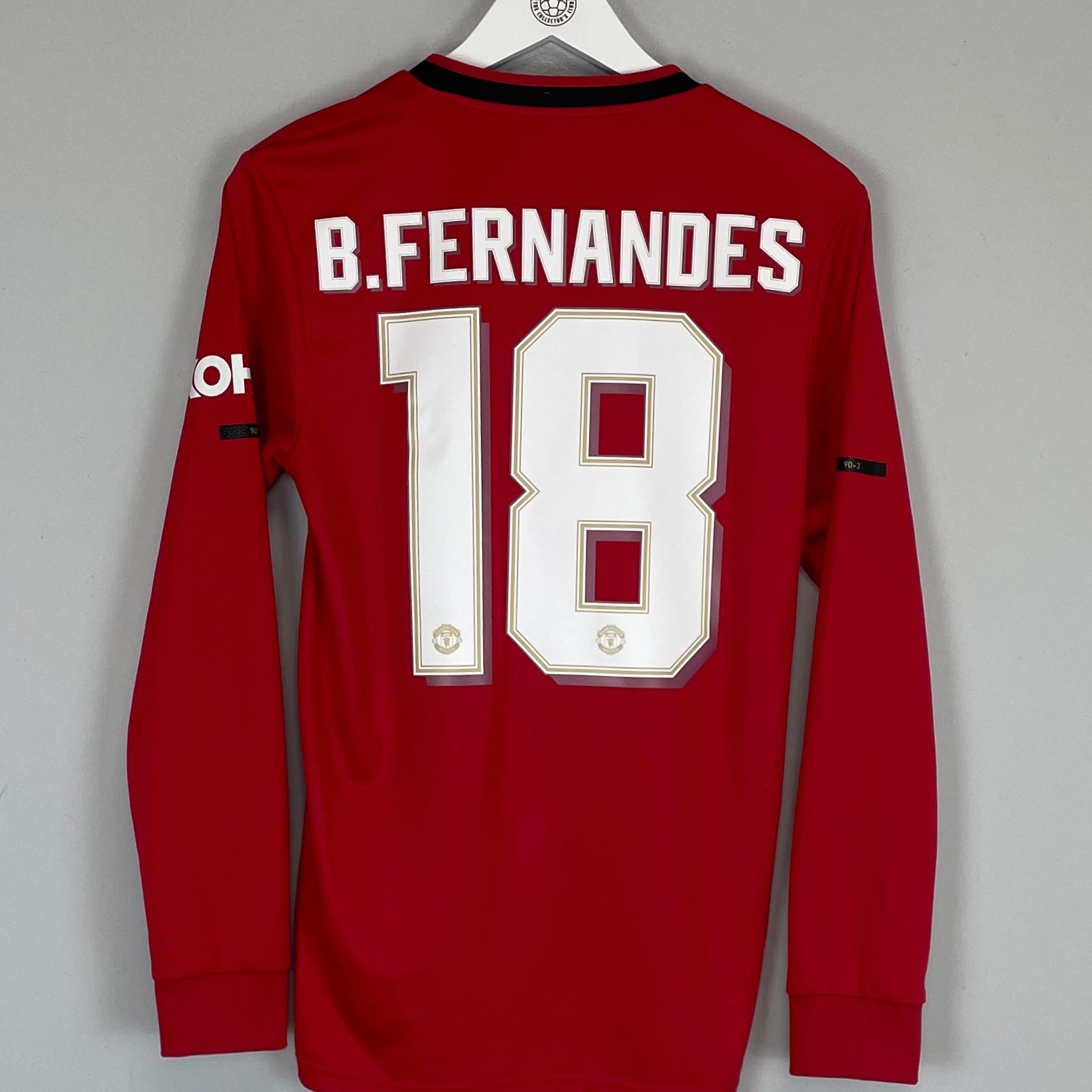 Shop 2019/20 MANCHESTER UNITED FERNANDES #18 L/S HOME SHIRT (S) ADIDAS, classic football shirts, vintage football shirts & retro soccer jerseys at Cult Kits