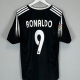 2004/05 Real Madrid away shirt #9 Ronaldo, Adidas, medium size, vintage football shirt, excellent condition.