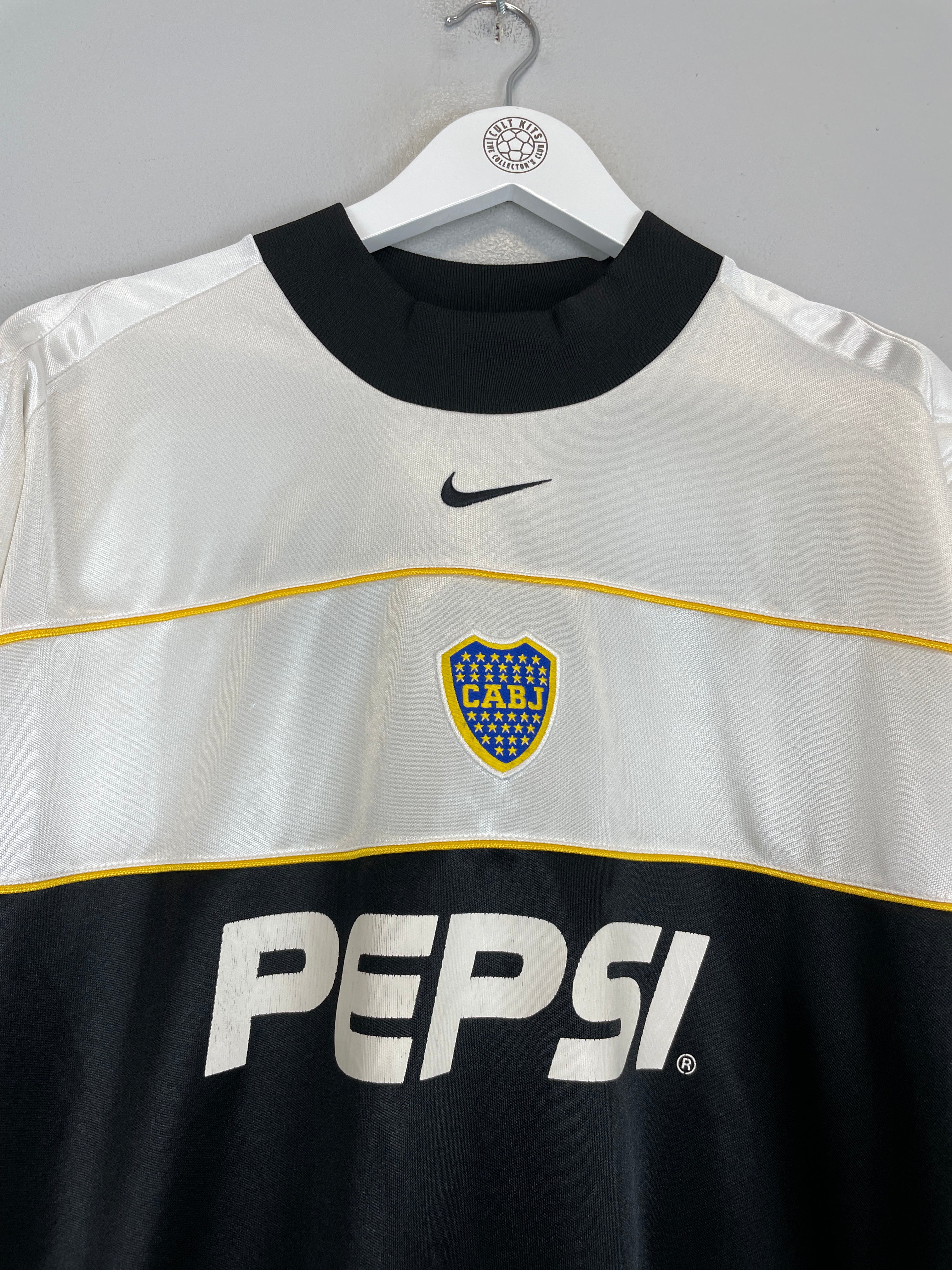 Shop 2003/04 BOCA JUNIORS GK SHIRT (L) NIKE, classic football shirts, vintage football shirts & retro soccer jerseys at Cult Kits