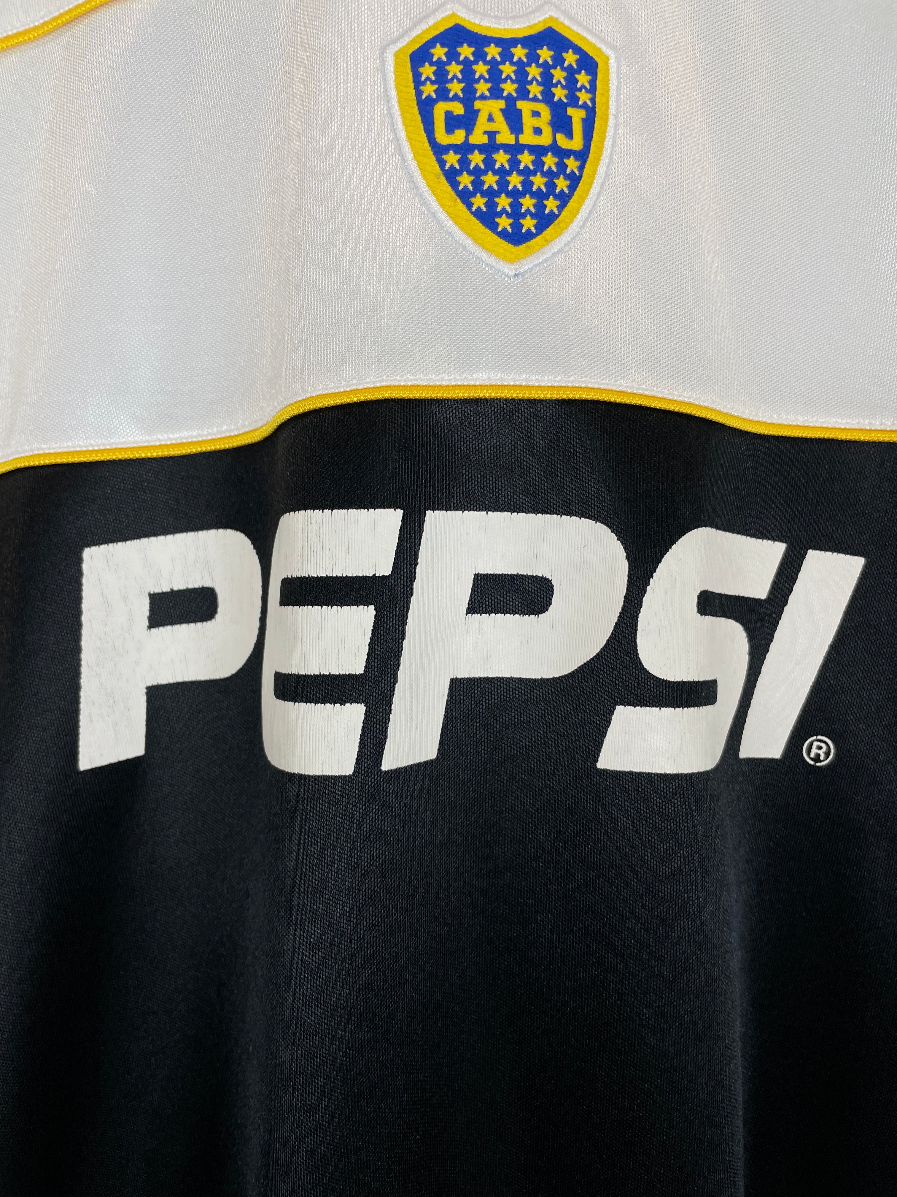 Shop 2003/04 BOCA JUNIORS GK SHIRT (L) NIKE, classic football shirts, vintage football shirts & retro soccer jerseys at Cult Kits