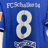 2017/18 SCHALKE GORETZKA #8 HOME SHIRT (M) ADIDAS