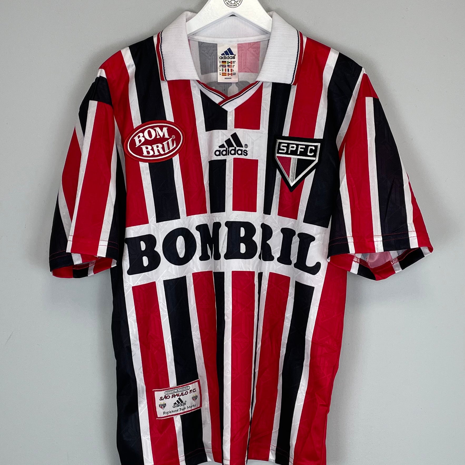 Shop 1997/98 SAO PAULO #10 AWAY SHIRT (M) ADIDAS, classic football shirts, vintage football shirts & retro soccer jerseys at Cult Kits