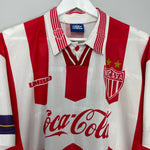 Shop 1997/98 NECAXA #20 HOME SHIRT (M) UMBRO, classic football shirts, vintage football shirts & retro soccer jerseys at Cult Kits