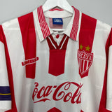 Shop 1997/98 NECAXA #20 HOME SHIRT (M) UMBRO, classic football shirts, vintage football shirts & retro soccer jerseys at Cult Kits
